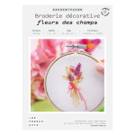 Kit savoir-faire Broderie décorative fleurs des champs