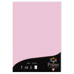 Papier  faire part Pollen A4 210g par 25 couleurs variées - Rose Dragée