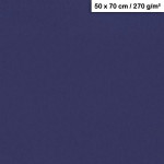 Feuille de papier Maya 50 x 70 cm 270 g/m² - Bleu Nuit