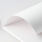 Bloc de papier à lettre extra blanc Vergé 100 g/m² 50 feuilles - 14,8 x 21 cm (A5)