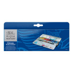 Aquarelle fine Cotman 24 demi-godets Boite Painting Plus