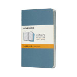 Cahier ligné Bleu 9 x 14 cm 3 pcs