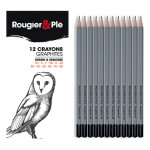 Crayon graphite Assortiment 12 pièces