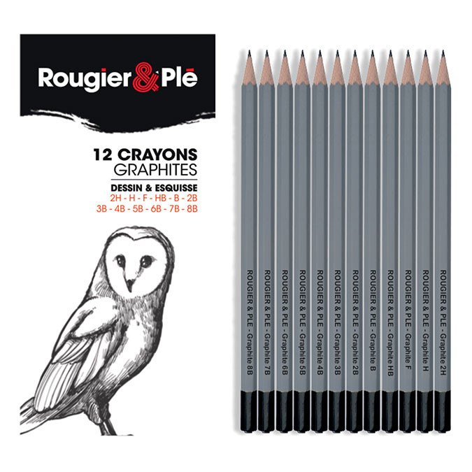 Crayons à Papier HB Arc-en-ciel 6 pcs Legami chez Rougier & Plé