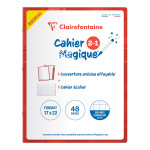 ARDOISE CARTON BLANC EFFAÇABLE 18,5 X 26 CM SÉYÈS + BROSSE + MARQ