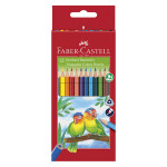 Crayons couleur triangulaire x 12 + taille crayon