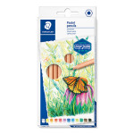 Crayon de couleur pastel Design Journey Étui de 12 pcs