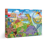 Puzzle Le temps des Dinosaures 100 pièces