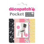 Déco Pocket n°29 5 Feuilles 30 x 40 cm