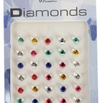 Bijoux pour la peau Diamants multicolores 30 pcs